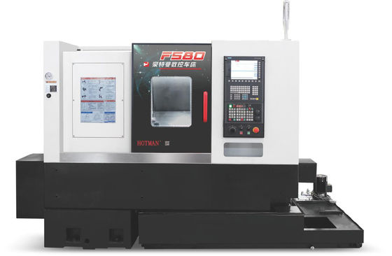 Machine à tourner CNC pour la coupe lourde avec siège arrière servo-programable et broche motorisée