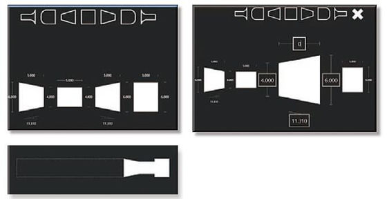 50Hz CNC Profil Grinder Multifonctionnelle Passer vers le bas Cnc Machine de meulage