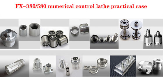 Tour CNC de précision industrielle FX580 6000 tours par minute Matériau en acier 2 axes