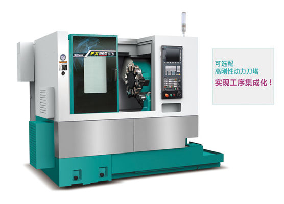 Tour CNC de précision industrielle FX580 6000 tours par minute Matériau en acier 2 axes