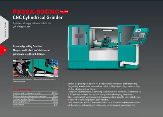 FX32A-35CNC Hotman électrique 380V Machine de meulage cylindrique Machine de meulage multifonctionnelle